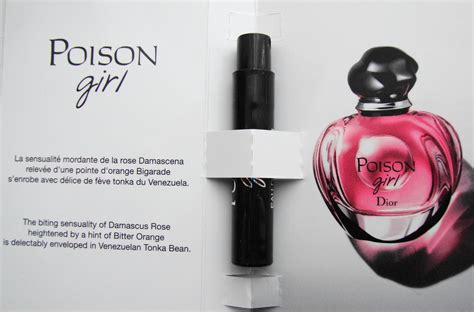 poison girl dior sample|dior original poison perfume.